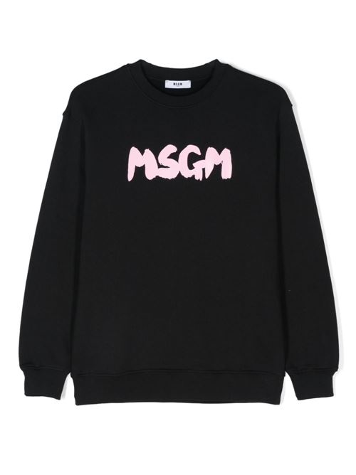 Felpa bambina girocollo MSGM KIDS | F4MSJUSW060110/08